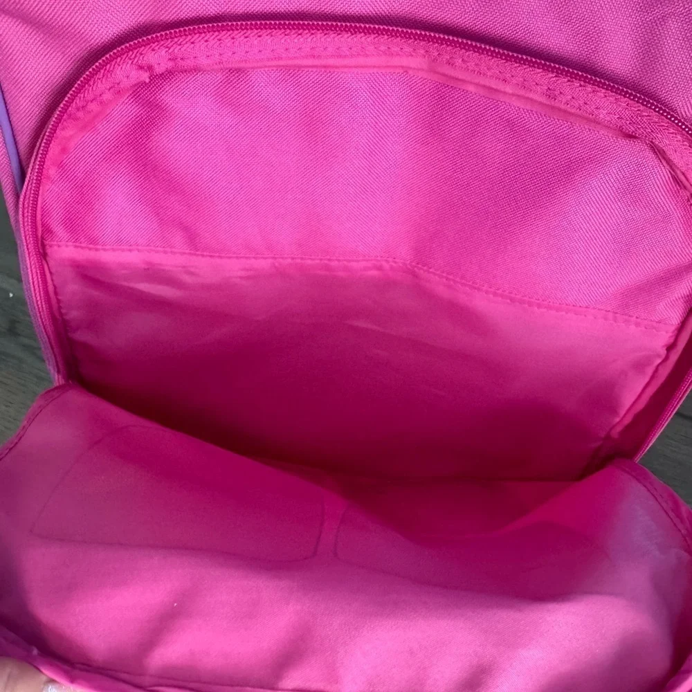Vintage 2002 Barbie Pink Rainbow Heart Backpack | Y2K Barbie Licensed Book Bag